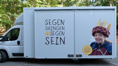 Sternsingermobil / © Stephan Rauh (Kindermissionswerk)