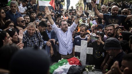 Nach Tod von Journalistin im Westjordanland / © Ilia Yefimovich (dpa)