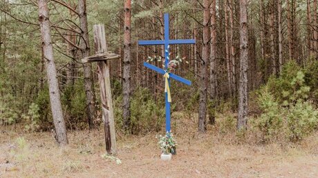 Kreuze im Grenzgebiet zwischen Polen und Belarus / © Kasia Strek (KNA)