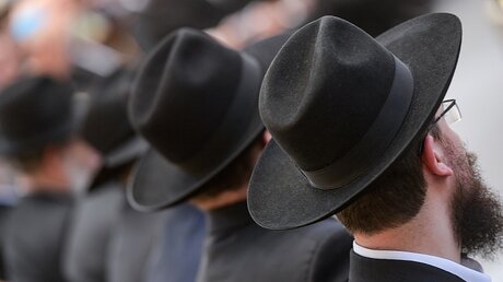Rabbiner in einer Jüdischen Synagoge / © Axel Heimken (dpa)