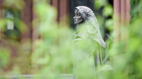 Statue der Hildegard von Bingen / © Julia Steinbrecht (KNA)