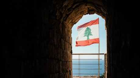 Symbolbild: Flagge des Libanon / © Yulia Grigoryeva (shutterstock)