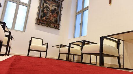 Empfangsbereich des Bischofshauses in Limburg (KNA)