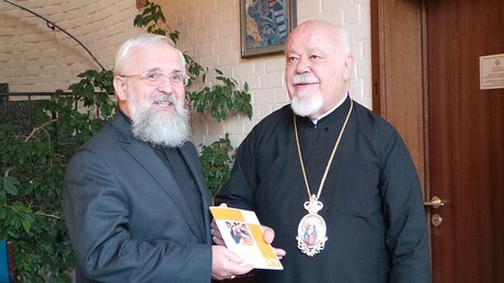 Bischof Feige und Metropolit Augoustinos (DR)