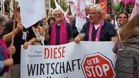 Frankfurt 2016: KAB-Protest gegen TTIP (KAB)