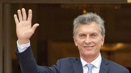 Argentiniens Staatspräsident Mauricio Macri / © Ron Sachs / Pool (dpa)