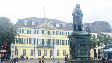 Beethoven-Denkmal auf dem Münsterplatz / © Milena Furman (DR)