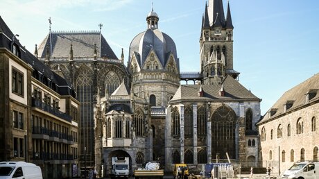 Ansicht des Aachener Dom / © Julia Steinbrecht (KNA)