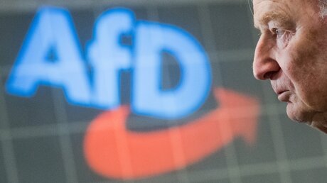 AfD-Bundesvorsitzender Alexander Gauland / © Julian Stratenschulte (dpa)