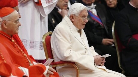 Emeritierter Papst Benedikt XVI. (dpa)