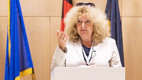 Barbara Traub, Vorstandssprecherin der Israelitischen Religionsgemeinschaft Württemberg / © Tom Weller (dpa)