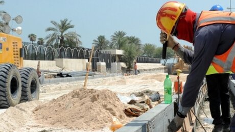 Arbeiter in Katar (dpa)