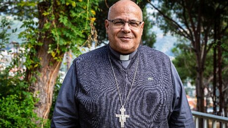 Bischof Cesar Essayan, Apostolischer Vikar von Beirut (KNA)