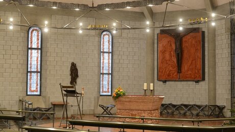 Blick in die Edith-Stein-Kapelle, die das Herz der geistlichen Kultur im KSH ist / © Beatrice Tomasetti (DR)