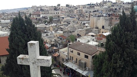 Blick über die Altstadt von Jerusalem / © Stefanie Järkel (dpa)