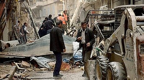 Zerstörung in Aleppo / © Syrian Arab News Agenc (dpa)
