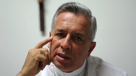 Dario de Jesus Monsalve Mejia, Erzbischof von Cali in Kolumbien / © Tobias Käufer (KNA)