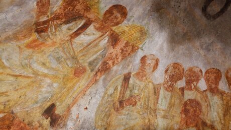 Darstellung von Jesus auf dem Thron, umgeben von seinen Jüngern / © Romano Siciliani (KNA)