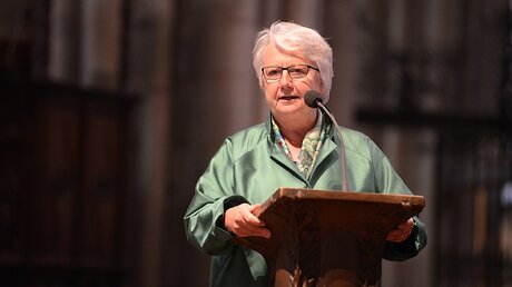Das Frauenwort spricht die ehemalige Bundesministerin a.D. Annette Schavan / © Beatrice Tomasetti (DR)