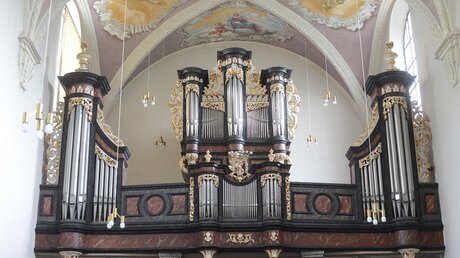 Der Orgelprospekt stammt aus der ersten Hälfte des 18. Jahrhunderts / © Beatrice Tomasetti  (DR)