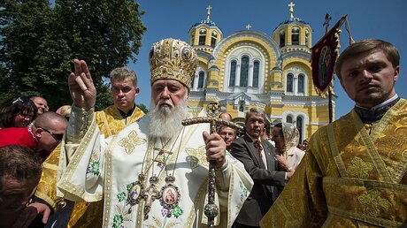 Der orthodoxe Kiewer Patriarch Filaret Denyssenko / © Alexey Furman (KNA)