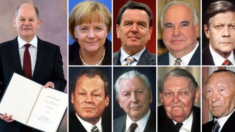 Die Bundeskanzler der Bundesrepublik Deutschland / © picture alliance (dpa)