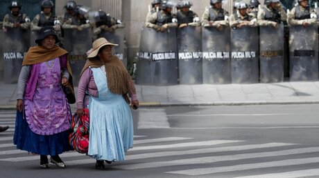Die Lage in Bolivien ist angespannt / © Natacha Pisarenko (dpa)