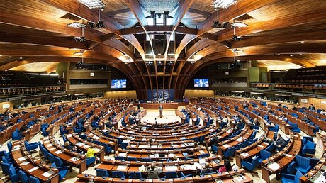 Europarat in Straßburg / © Patrick Seeger (dpa)