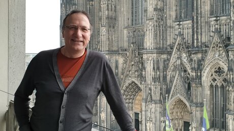 Frank Deja, Mitorganisator der Bürgerinitiative "Köln kann auch anders" / © Viola Kick (DR)