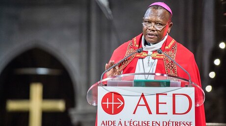 Fridolin Ambongo Besungu, Erzbischof von Kinshasa / © Corinne Simon (KNA)