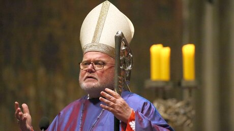 Kardinal Marx bei der Predigt / © Berg (dpa)