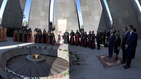 Gedenken an Genozid-Opfer in Armenien / © Maurizio Brambatti (dpa)