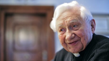Georg Ratzinger, Priester und Bruder von Papst Benedikt XVI.  / © Katharina Ebel (KNA)