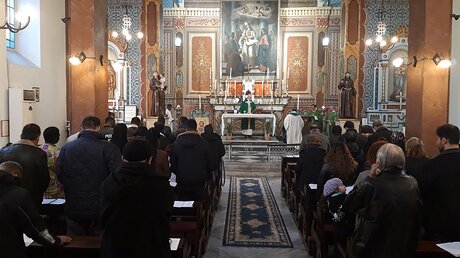 Gottesdienst mit Bischof Paolo Bizetti SJ in Trabzon / © Ammann (Erzbistum Köln)