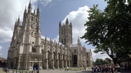 Die Kathedrale von Canterbury, Sitz des anglikanischen Erzbischofs / © Sambraus, Daniel (epd)