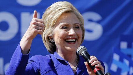Die Demokratin Hillary Clinton  / © Paul Buck (dpa)