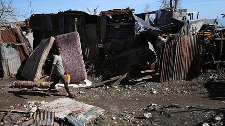 Zerstörung in Haiti nach Hurrikan "Matthew" / © Orlando Barría (dpa)