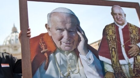 Im Jahr 2014 wurde Papst Johannes Paul II. heiliggesprochen (dpa)