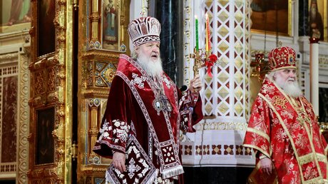 Patriarch  Kyrill I. (l.) / © Natalia Gileva (KNA)