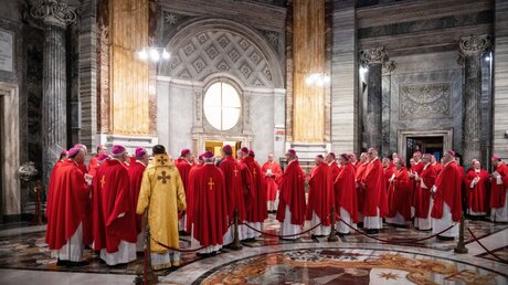 Deutsche Bischöfe beim Ad-limina-Besuch im Petersdom / © Cristian Gennari/Romano Siciliani (KNA)