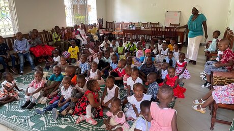 Kinder im Gemeindezentrum St. Mary's in Chamgamwe (privat)