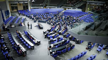 Der Bundestag gedenkt in seiner Sitzung dem Holodomor in der Ukraine / © Kay Nietfeld (dpa)