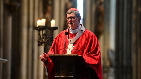 Der Kölner Erzbischof Rainer Maria Kardinal Woelki an Palmsonntag / © Beatrice Tomasetti (DR)