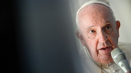 Papst Franziskus im Interview (Archivbild) / © Romano Siciliani (KNA)
