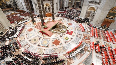 Konsistoriums mit Papst Franziskus am 27. August 2022 im Petersdom im Vatikan / © Vatican Media/Romano Siciliani (KNA)