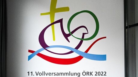 Logo der 11. Vollversammlung des ÖRK / © Harald Oppitz (KNA)