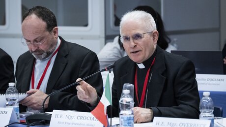 Der neue Vorsitzende der EU-Bischofskonferenz COMECE, Mariano Crociata / © Cristian Gennari/Siciliani (Comece)