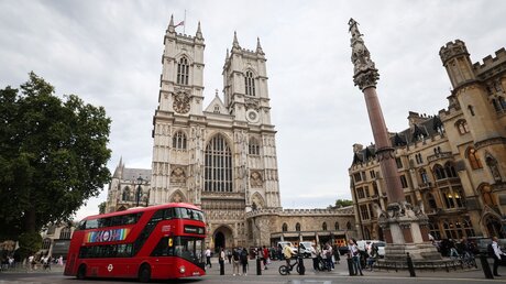 Blick auf Westminster Abbey / © Christian Charisius (dpa)