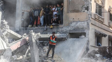 Nach einem israelischen Luftangriff in Gaza. (dpa)