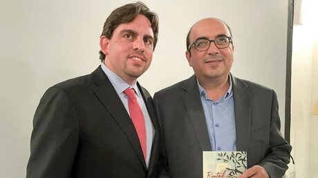 Xavier Abu Eid und Sami Abu Shehadeh